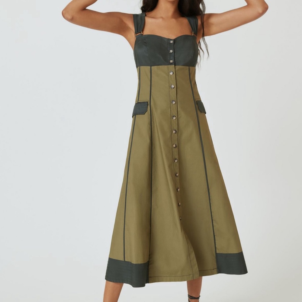 Anthropologie midi utility dress 2